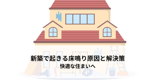 新築で起きる床鳴りの原因と解決策！快適な住まいへ
