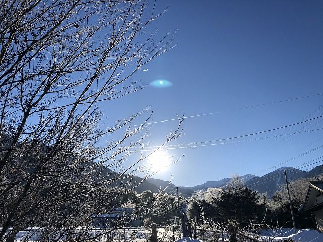 外気温-14℃