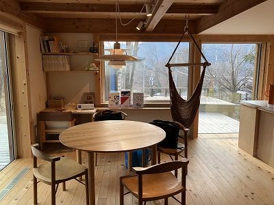 モデルハウスで打ち合わせ