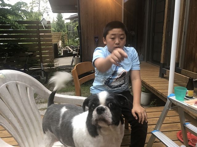 令和初のBBQの一コマ