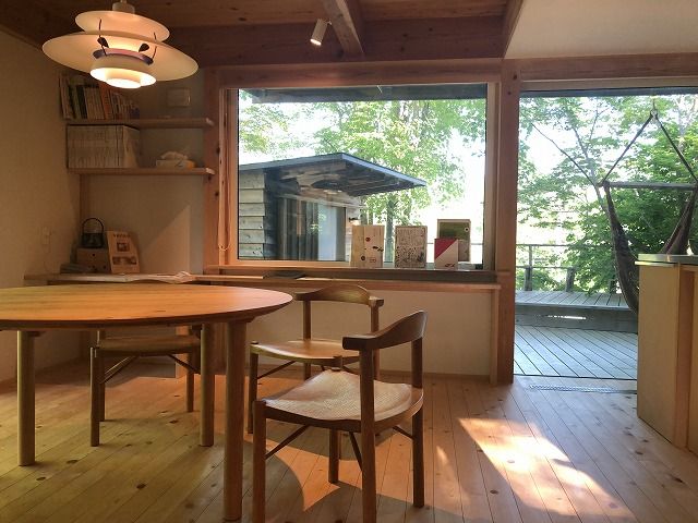 朝のモデルハウス