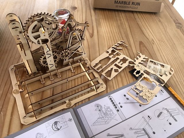 マーブルコースターなるものをつくってみた