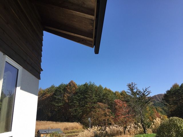 今日は雲一つない晴天