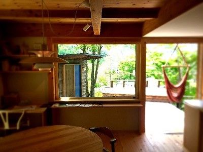 新緑のモデルハウス